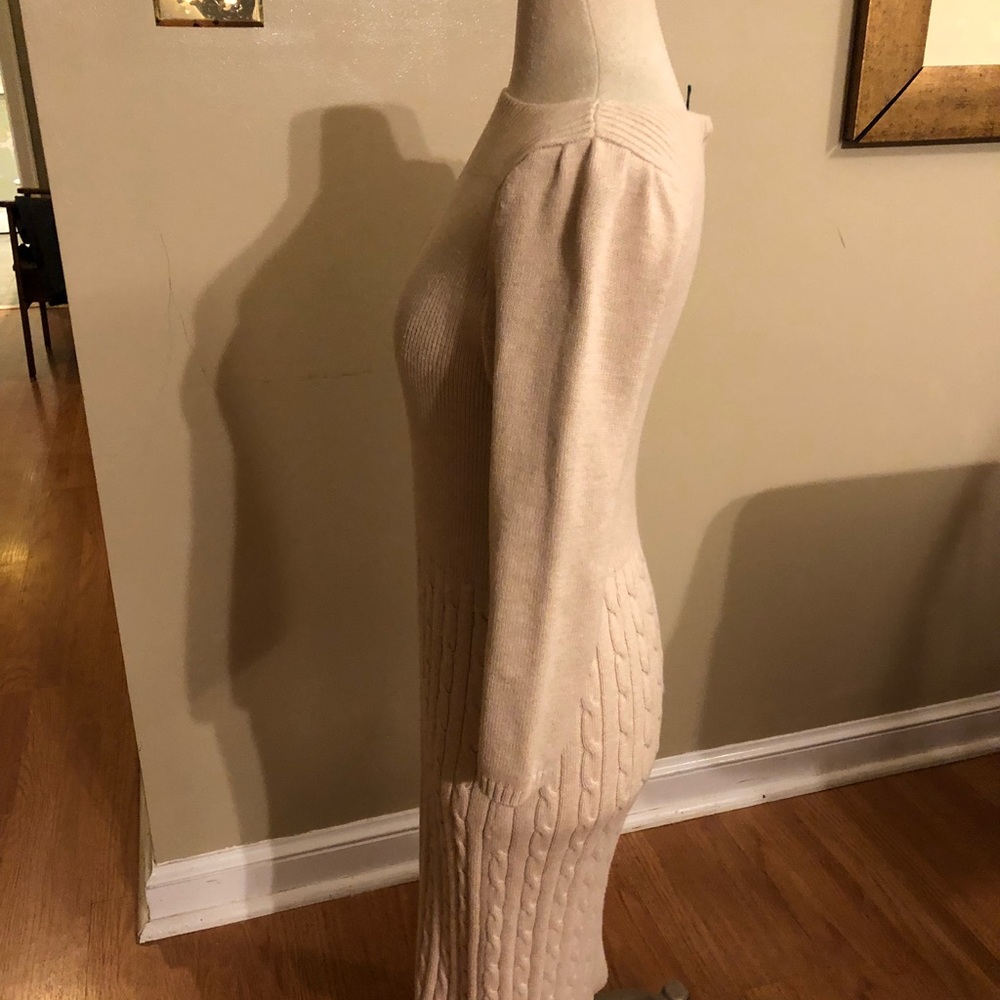 Ralph Lauren sweater dress beige L - Picture 4 of 6